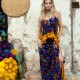 Conjunto Feminio de Saia Longa e Blusa com Babado - Comprar conjuntos de saias e blusas batas em Divinopolis MG