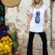 T-shirt feminina longa manga curta - Camisetas t-shirts femininas no atacado em Divinópolis MG e SP