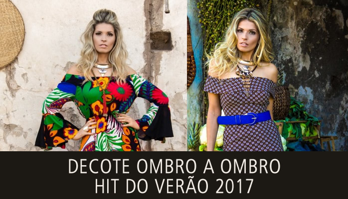 Decote Ombro a Ombro - Hit para o Verao 2017 - The Best Brand